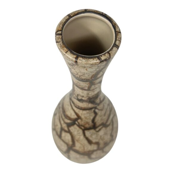 Haeger 1998 Crackle Glazed Ceramic Vase 18" Tall Decor - Picture 5 of 7